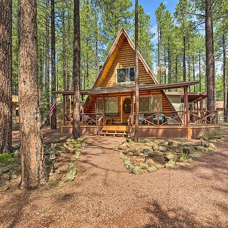 Вілла A-Frame Pinetop Lakeside Cabin Under The Pines! Екстер'єр фото