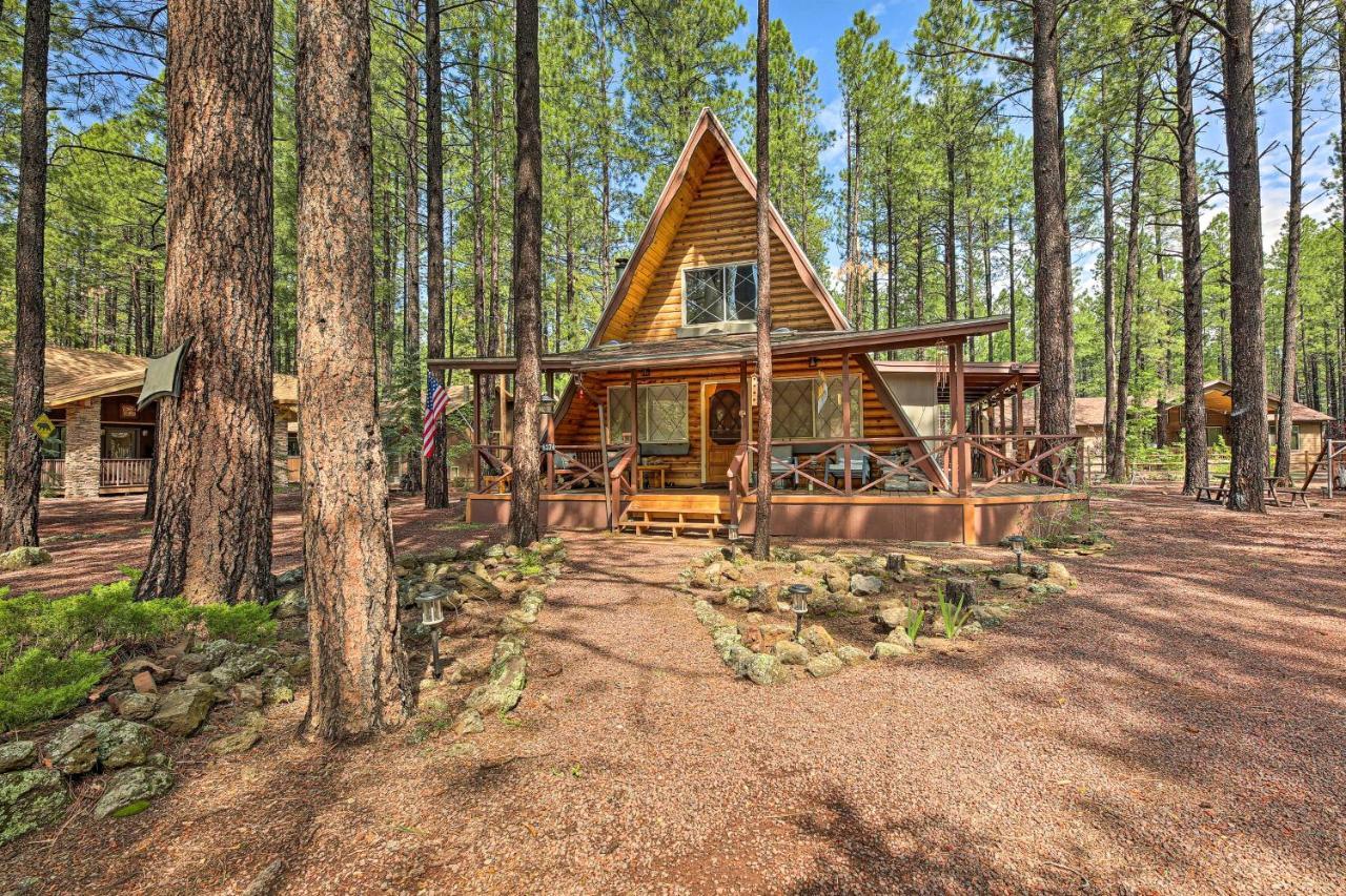 Вілла A-Frame Pinetop Lakeside Cabin Under The Pines! Екстер'єр фото