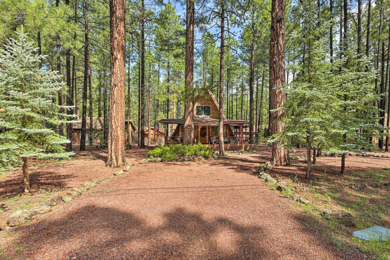 Вілла A-Frame Pinetop Lakeside Cabin Under The Pines! Екстер'єр фото