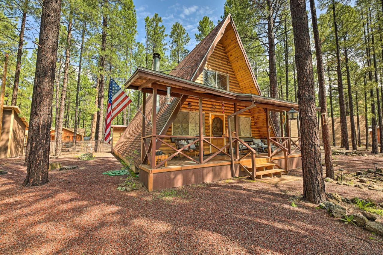 Вілла A-Frame Pinetop Lakeside Cabin Under The Pines! Екстер'єр фото