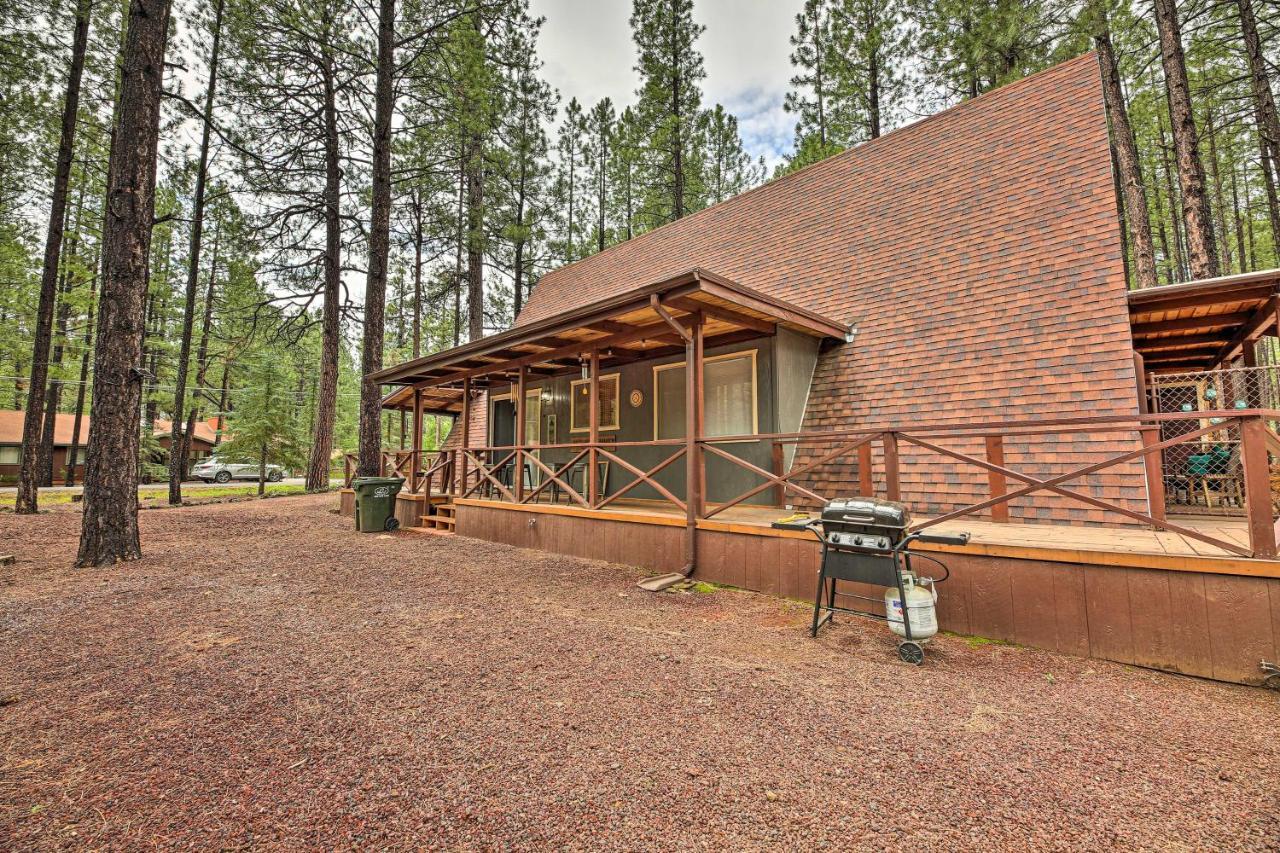 Вілла A-Frame Pinetop Lakeside Cabin Under The Pines! Екстер'єр фото