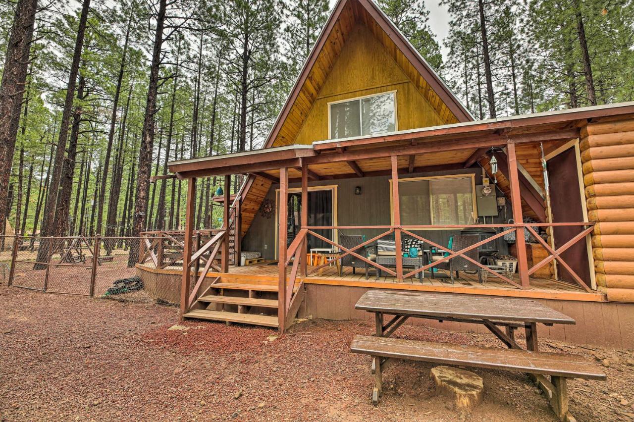 Вілла A-Frame Pinetop Lakeside Cabin Under The Pines! Екстер'єр фото